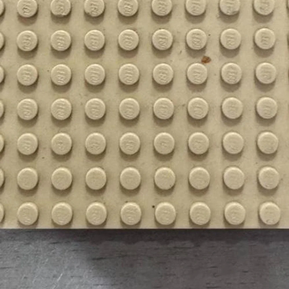 Genuine LEGO Khaki Beige Plate 16x16 Stud Baseplate Part 91405 5x5 Building